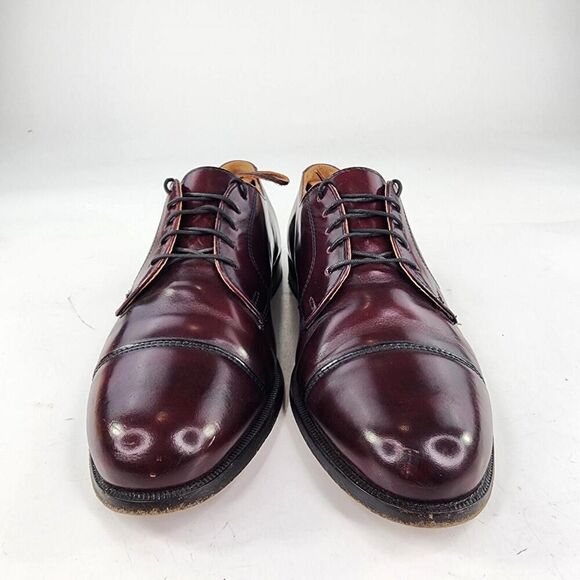 Cole Haan Caldwell Oxford Shoes US 9.5 D Red Wood Derby Brogue Cap Toe Shoe main image 7
